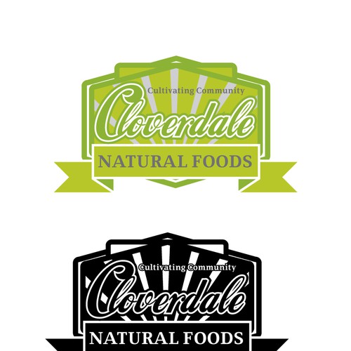 Natural grocery store Logo Design réalisé par schwede