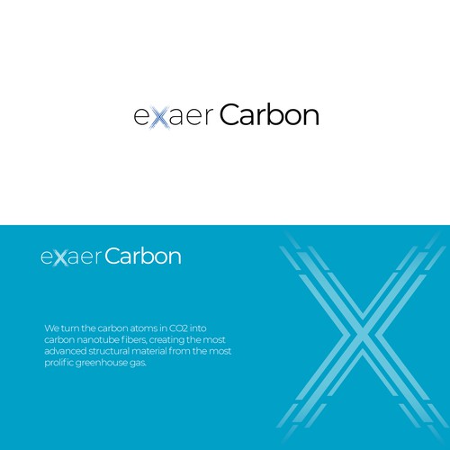 Powerful yet ethereal logo for climatech startup building a material to change the world. Design by Jarvard