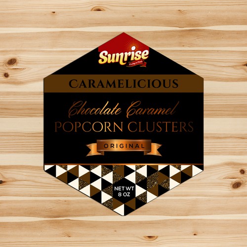 caramel popcorn is indulging >>> with YOUR ***sticker*** design >>>> Design réalisé par zzzArt