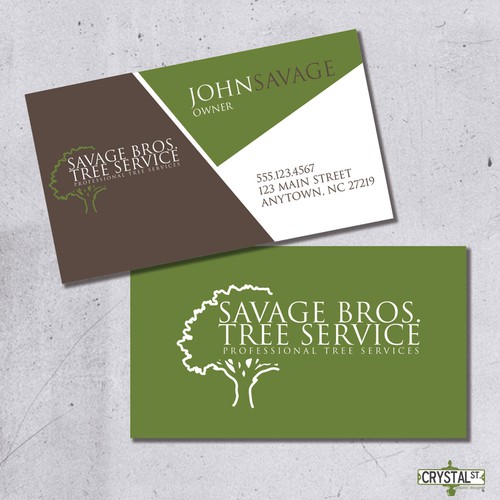 TREE SERVICE LOGO Design by crystalstreet