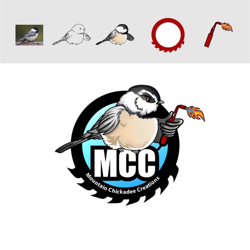 Design an industrial and eye-catching logo for a welding company