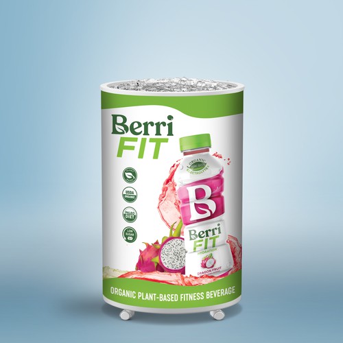 Branded Beverage Cooler Design by maxgraphic