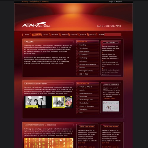 Interactive Services Agency Web Redesign - Award Winner Wanted Design by mic