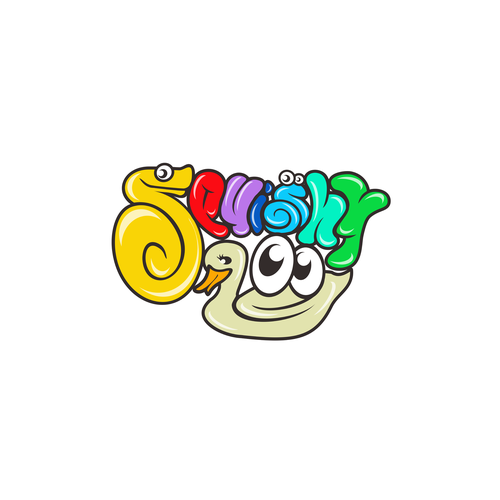 Create a fun new logo for squishy toys! Design by E.BA