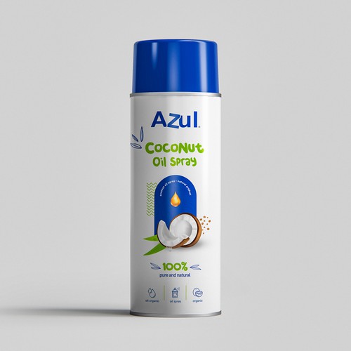 Create Product Extension for Azul Coconut Product - Azul Coconut Oil Spray Design von gbraga