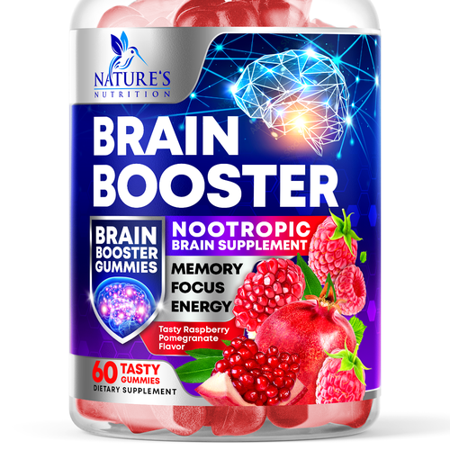 Brain Booster Supplement Design Needed for Nature's Nutrition Design by rembrandtjurin