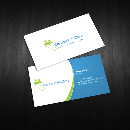 Hire Me business cards Design by An'