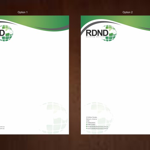 RDND needs a new stationery Design by Dogar Bros