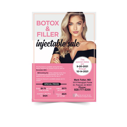 Botox and Filler Injectable Sale Add Design by Xnine