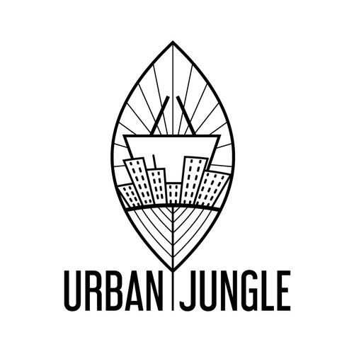 Logo for "Urban Jungle - Bar" - a jungle themed, modern and innovative restaurant Design by emygraph