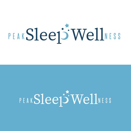 In need of a statement piece logo for our new sleep wellness business! Please emphasize 'sleep well' in logo. Design by artwithashley