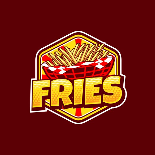 French Fries Restaurant Logo Design by Rav Astra