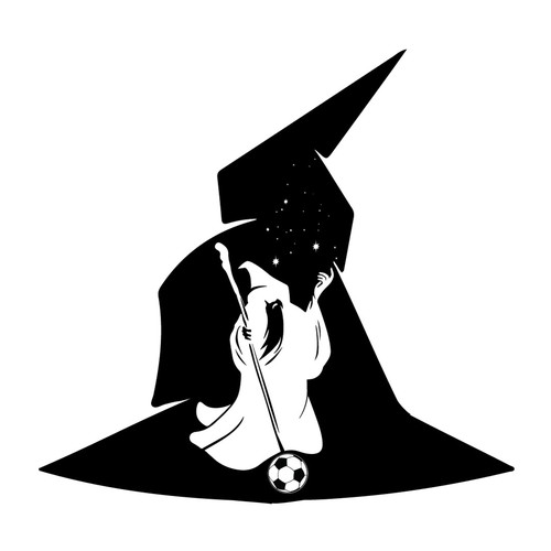 Soccer Wizard Cartoon Diseño de KreativeMinds99