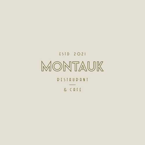 Montauk Logo Design by rakiarasy