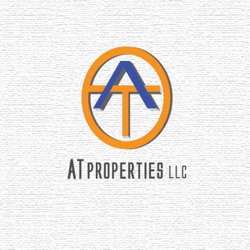 Create the next logo for A T  Properties LLC Diseño de CAT 007