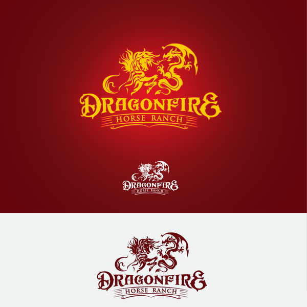 Dragonfire logo concept