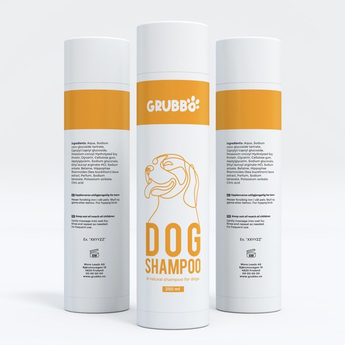 Design label for dog shampoo Design by interaksi