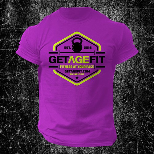 Create Bold, Dynamic Design for Get Age Fit Concierge Studio Apparel Design by kenzi'22