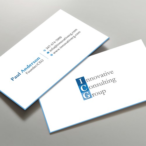 Design di ICG Business Cards di Brandmaker artist