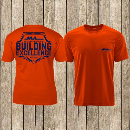 T-shirt design for high quality construction company Design by kenzi'22
