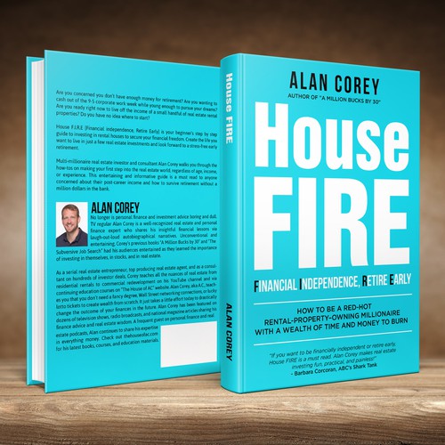 Eye-catching BOOK COVER with REAL ESTATE and EARLY RETIREMENT focus Design by FalahStudio