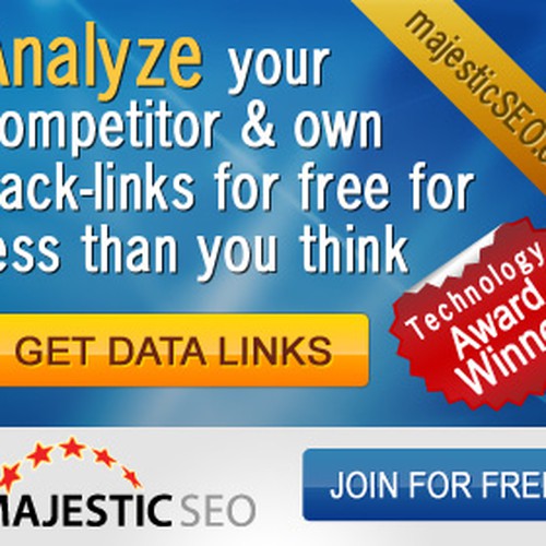 Banner Ad Campaign for Majestic SEO Design by emadz