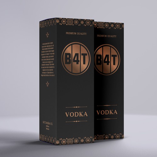 Premium Spirits Brand - Bottle Packaging Design Design by ferry hendra