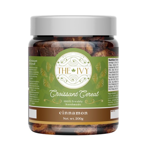 label designs for food (tiny croissant) Design by Krdesings