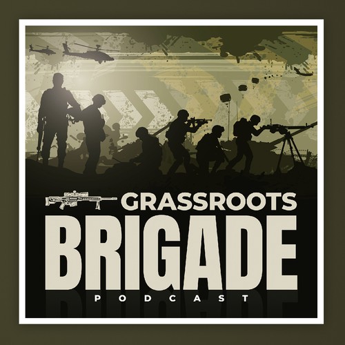 Cover Art for Military Veteran Podcast Design by The Cloud Digital