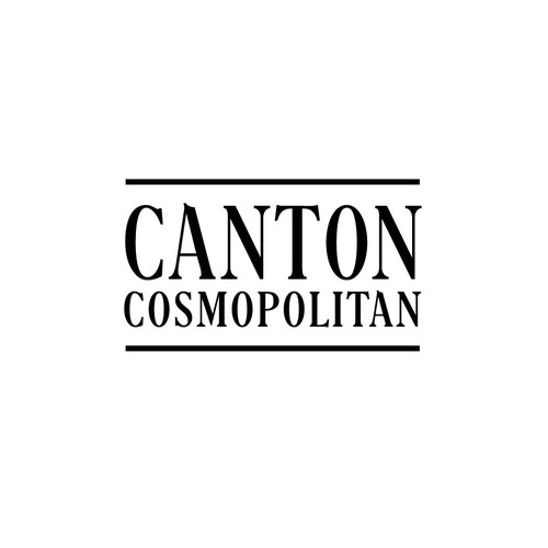 Logo for an office complex named The Canton Cosmopolitan. Design by AndSh