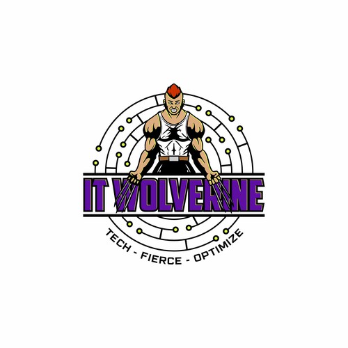 Designs | Aggressive logo for IT Wolverine: Tech pro turned health ...