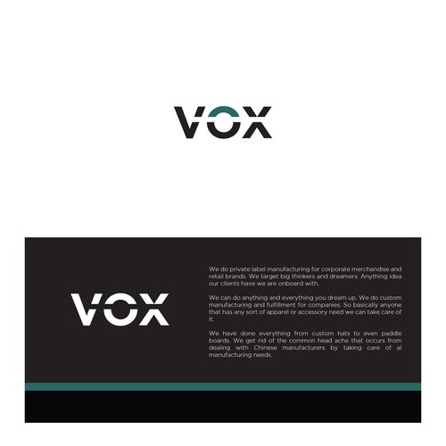 Vox Marketing rebrand Design by YDesign27