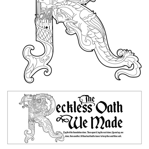 Medieval inspired art for bookmarks &amp; bookplates | Other art or ...