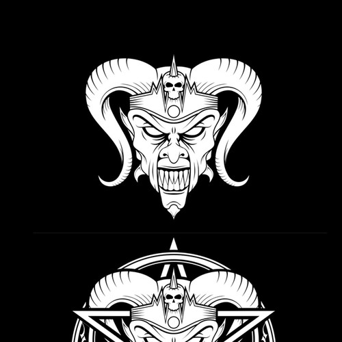 Devil's King Pirate Flag Design by t74a