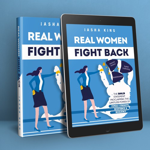 Bold & Unique Book Cover for Women Empowerment Book Design by ds.design_art