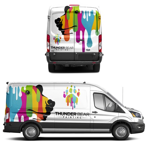 Cargo Van Wrap for Painting Company Design by ssrihayak