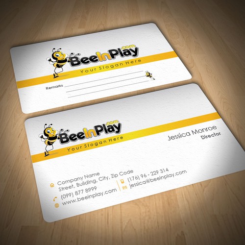 Help BeeInPlay with a Business Card デザイン by just_Spike™