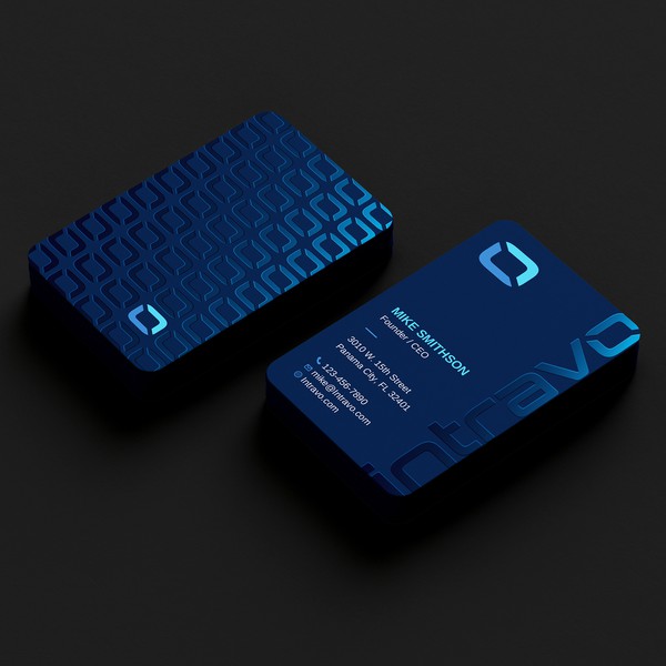 Design by Rakibh titled "Bold Spot Uv Business Card"