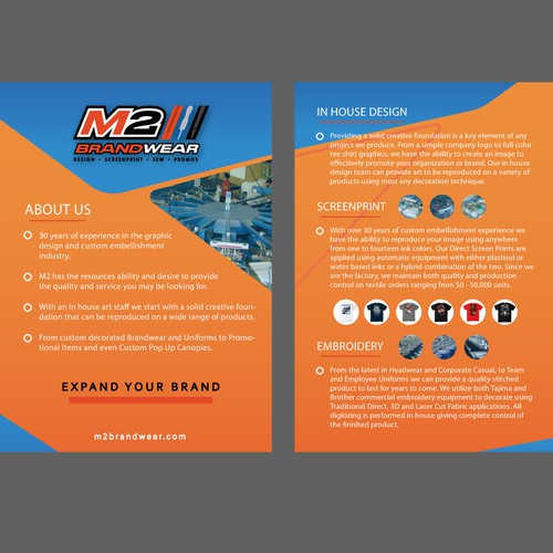 Screen Print Shop - Company Brochure Design by kungs