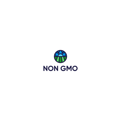 Design Food Packaging NON-GMO Logo di Reygie Selma