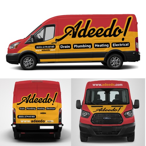 Van Wrap For Service Company Design by xen art