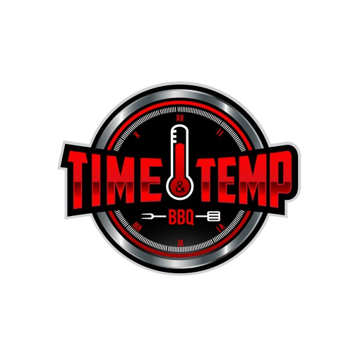 BBQ catering business idea, I need a nice logo to start the fire! Design by [ Gin ]