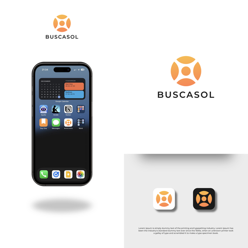Create a logo for BuscSol Design by santoryu