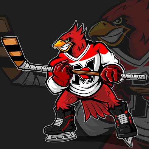 Youth Hockey League needs a Mascot based on our logo Design by chocoboracer