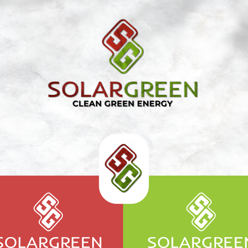 Logo for solar retailer, SolarGreen Design by Rav Astra