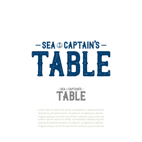 Sea Captain's Table Logo Design Design by Randy Yanuar