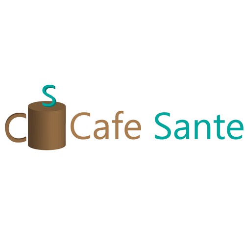 Create the next logo for "Cafe Sante" organic deli and juice bar デザイン by mixedmedia