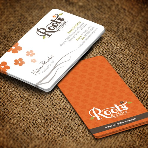 New stationery wanted for Roots Floristry Diseño de pecas™
