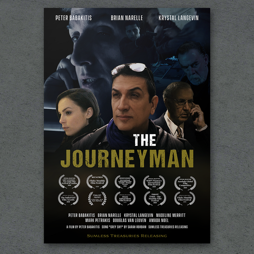 Journeyman Movie Poster Ad Design by 99B