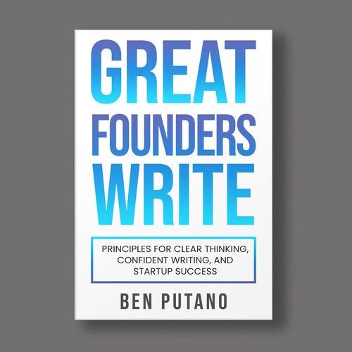 Design the cover of a writing book for entrepreneurs Design by Zahari Studio